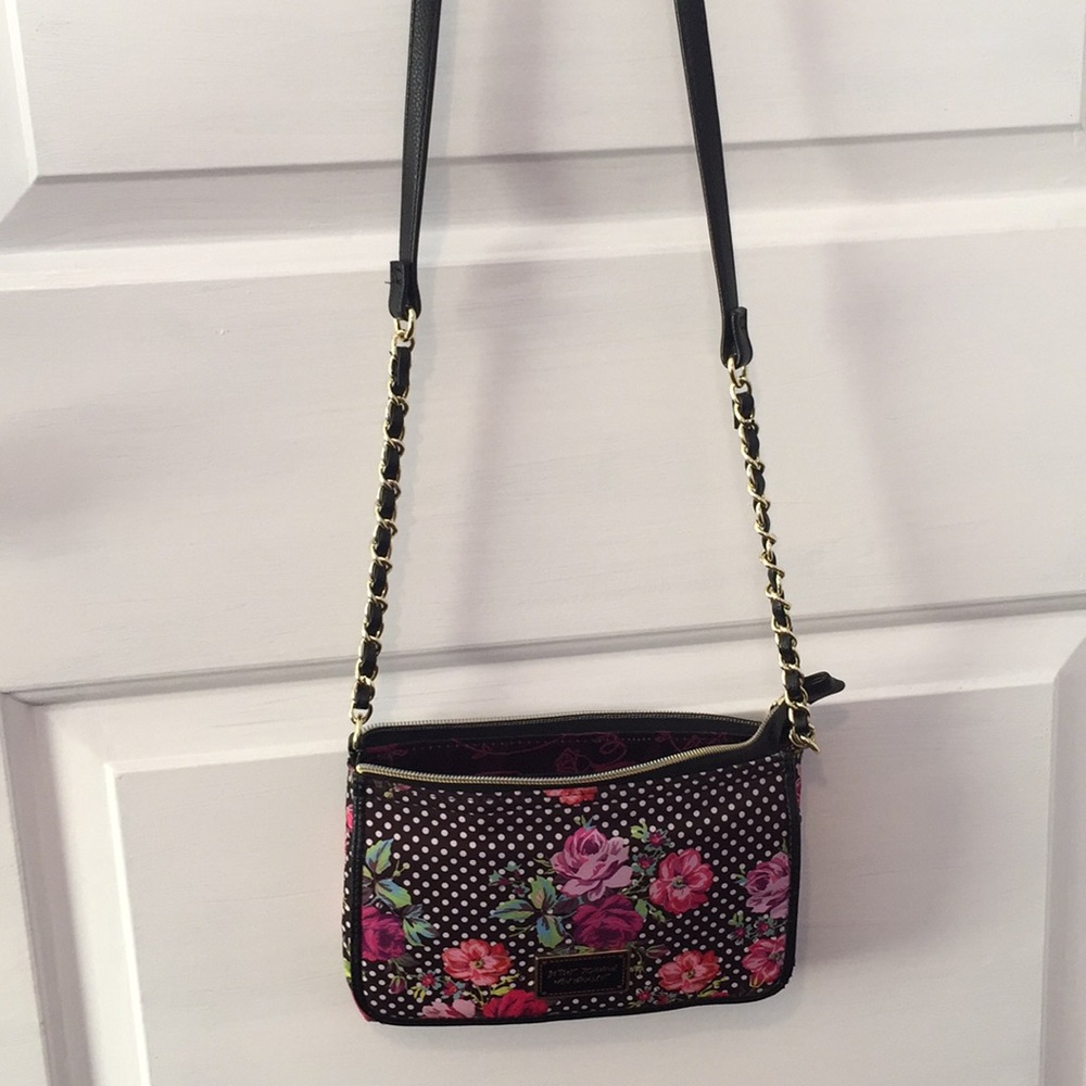 Shoulder strap floral purse